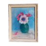 Pastel framed "The anemones" vintage