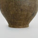 Varnished yellow confit pot, south-west of France. Conservation jar. Pyrenees XIXth