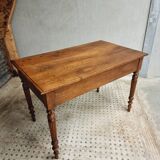 Antique table desk table dining table walnut 72x120 cm