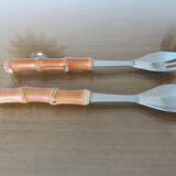 Covered salad sleeves in 70s bamboo