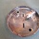 Round molded glass ceiling light