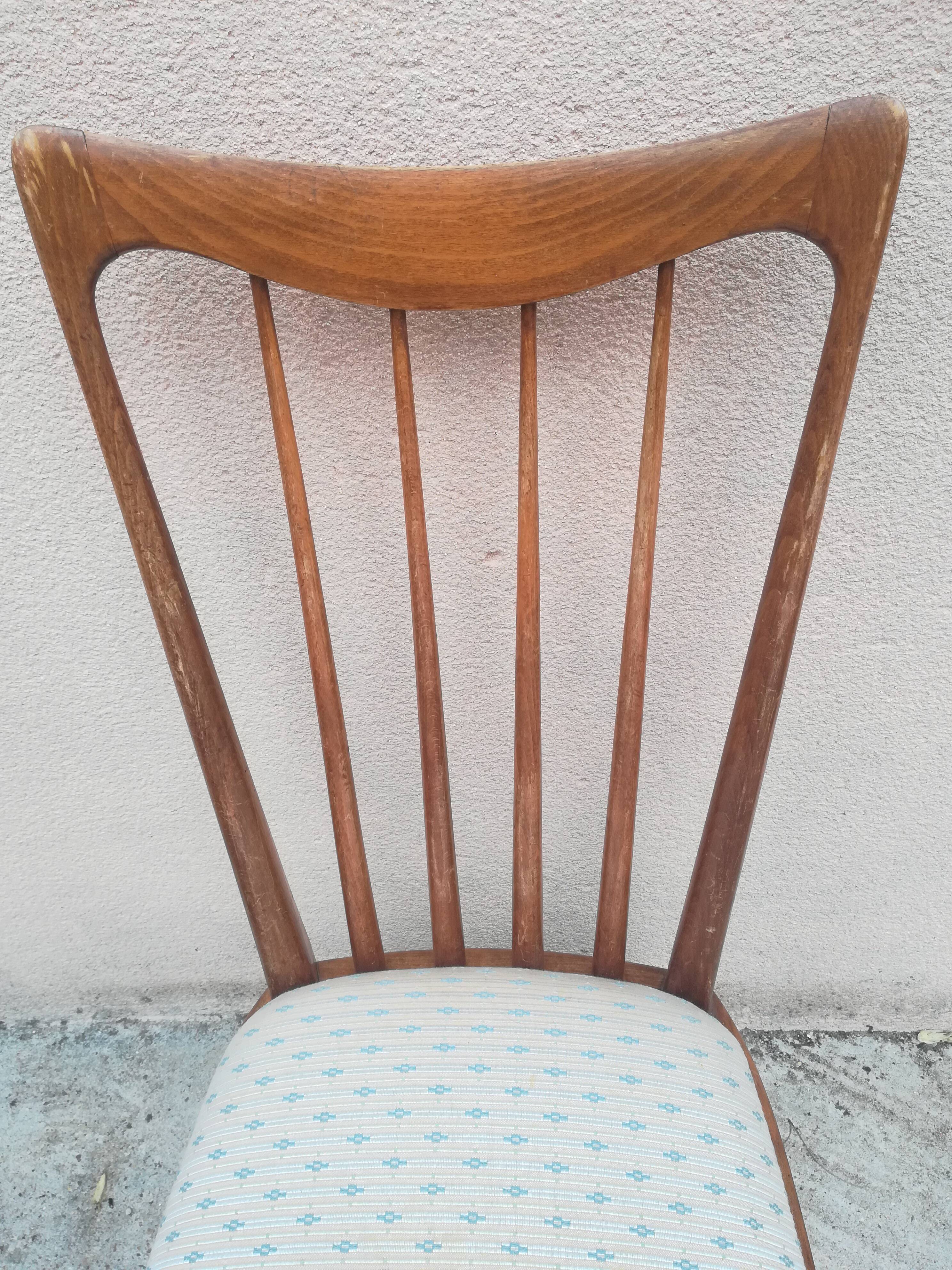 Set of 4 chairs, 60s