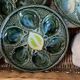 Set of 2 Saint Clément oyster plates in slip