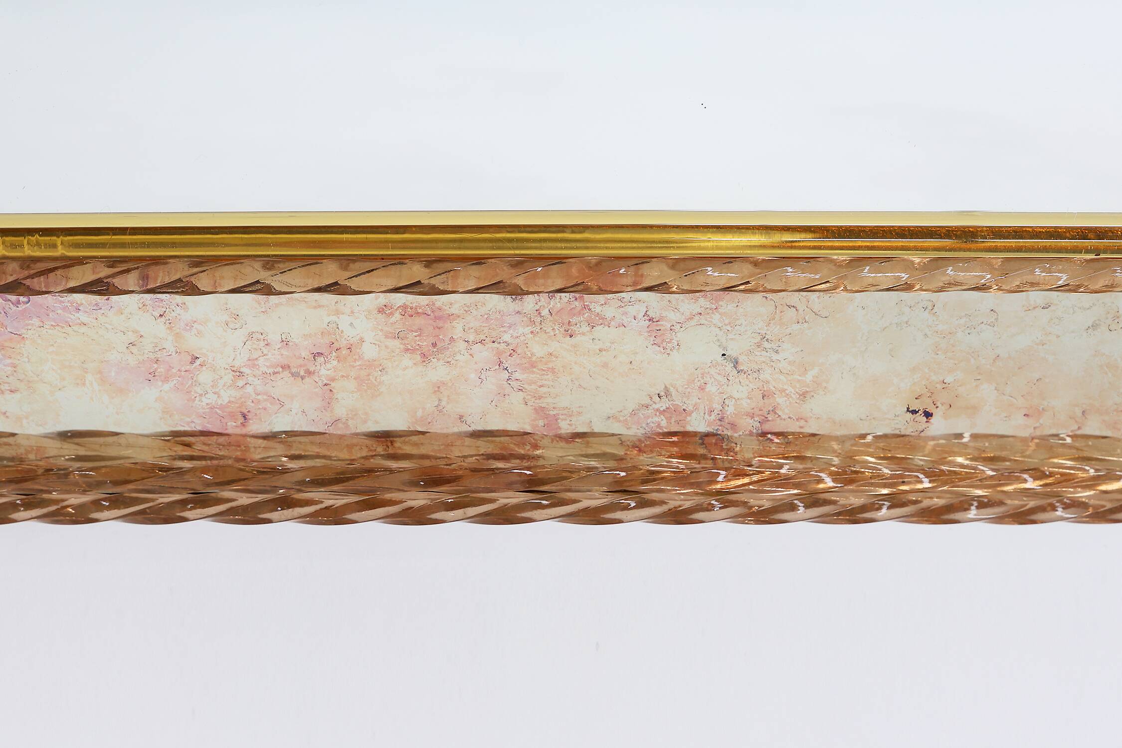 Rare large Venetian Mirror in Murano glass by  Art Venitien, model Campanil