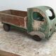 Old wooden dump truck
