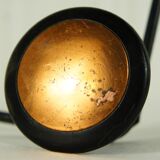 Wall coat rack 3 hooks, black & copper