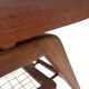 Table basse en teck dans le style de Louis van Teeffelen, années 1960