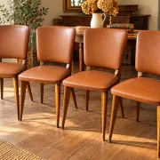 Set of 4 vintage chairs from the 1960s.