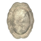 Plat en étain XIXeme