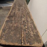 Farm bench in black patinated fir