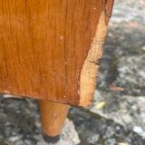 Side table on wheels