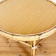 Table basse vintage en rotin