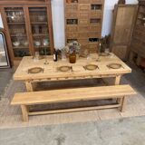 Large farmhouse table with 10 drawers