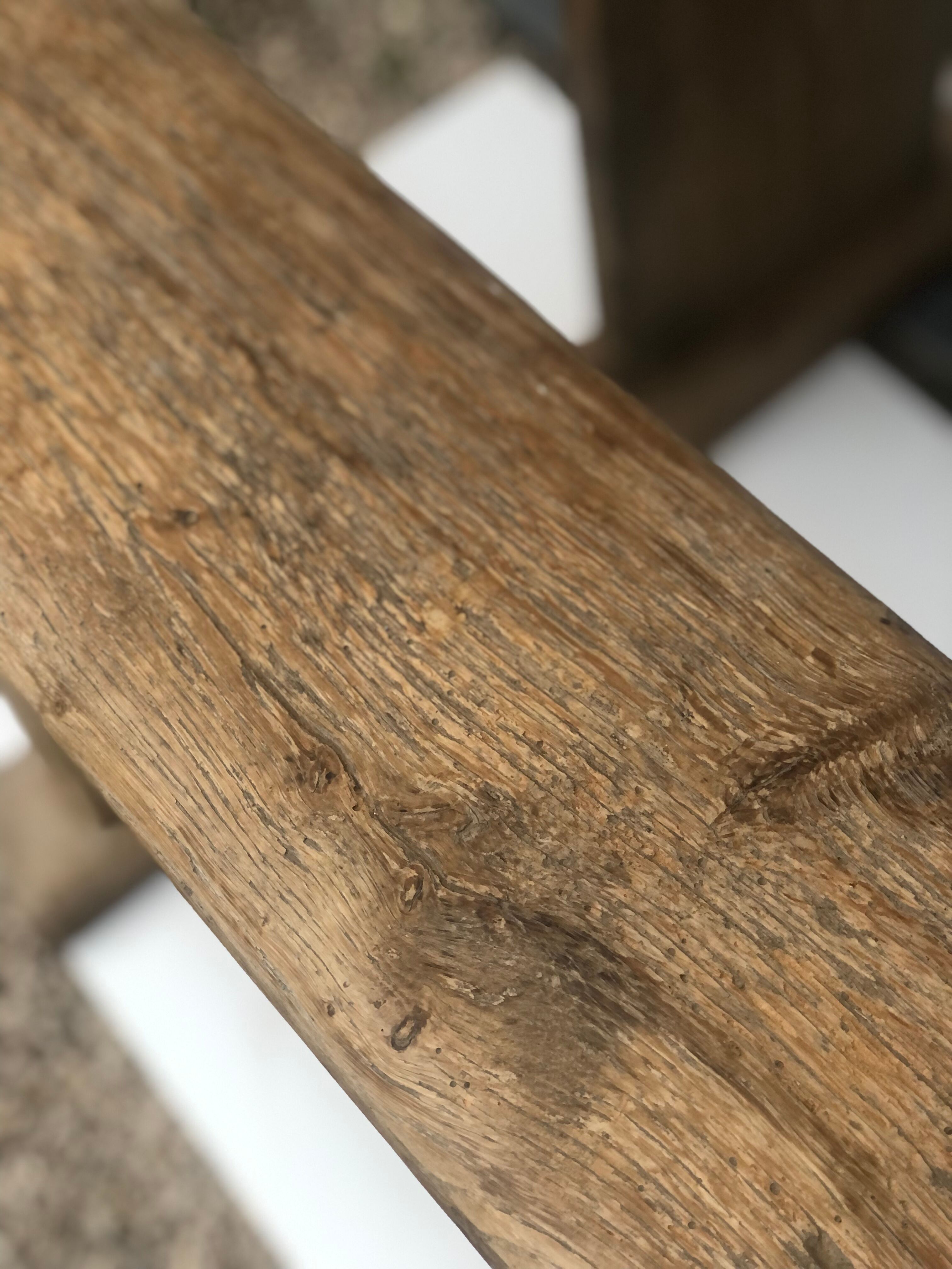 School desk and bench 3 places child wood