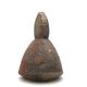 Sandstone sculpture by Eric Astoul, ceramic wood-fired kiln.