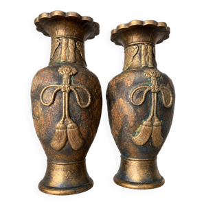 Paire de vases asiatiques