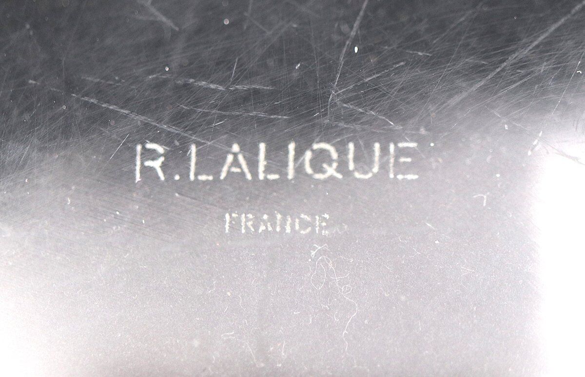 Coupe, plat, "les ormeaux" N°1, René Lalique