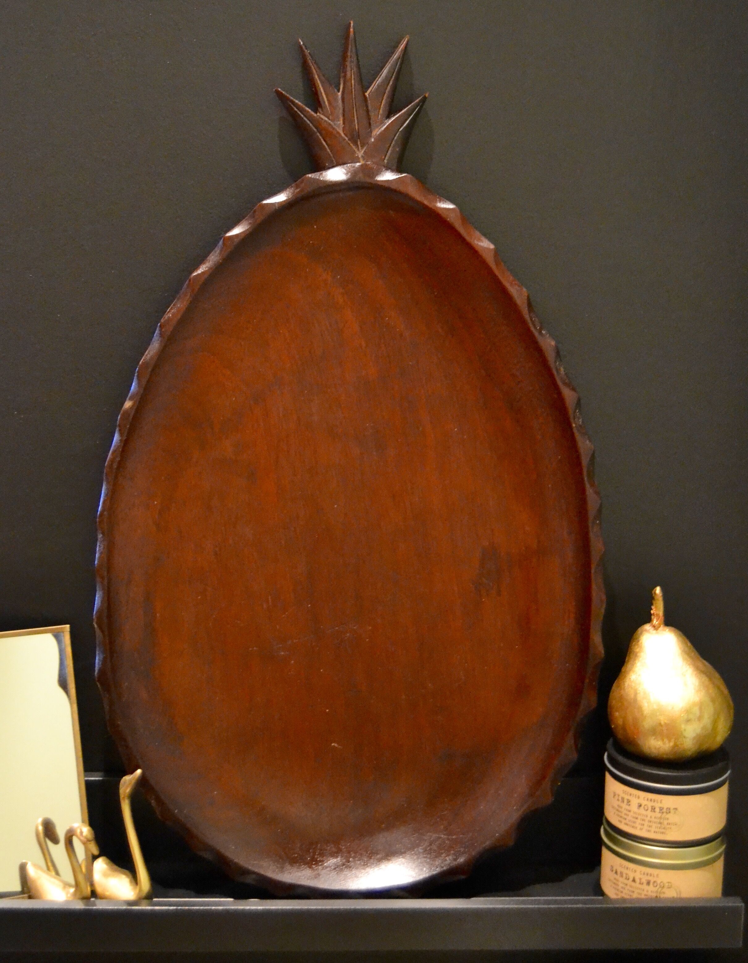 Wooden pineapple shape