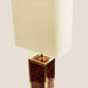 Light gold brass and tortoiseshell decoration way