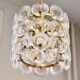 Carl Fagerlund, Glass and Brass Pendant Fagerhult/Orrefors, Scandinavian Modern