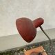 Vintage desk lamp 1950 Aluminor France red metal