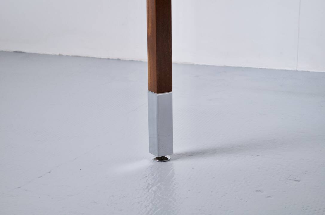 Rosewood dining table robert debiève 1950s huchers minvi