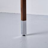 Rosewood dining table robert debiève 1950s huchers minvi