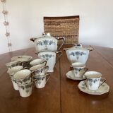 Fine porcelain coffee set "SIP France"