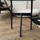 Side table stock table black metal black by normann copenhagen