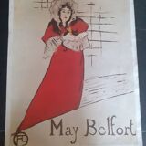 Poster of May Belfort by Toulouse Lautrec