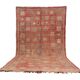 Terracotta Vintage Moroccan Rug 206 x 370 cm - Berber Wool Rug Handmade