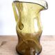 Biot bubbled glass pitcher