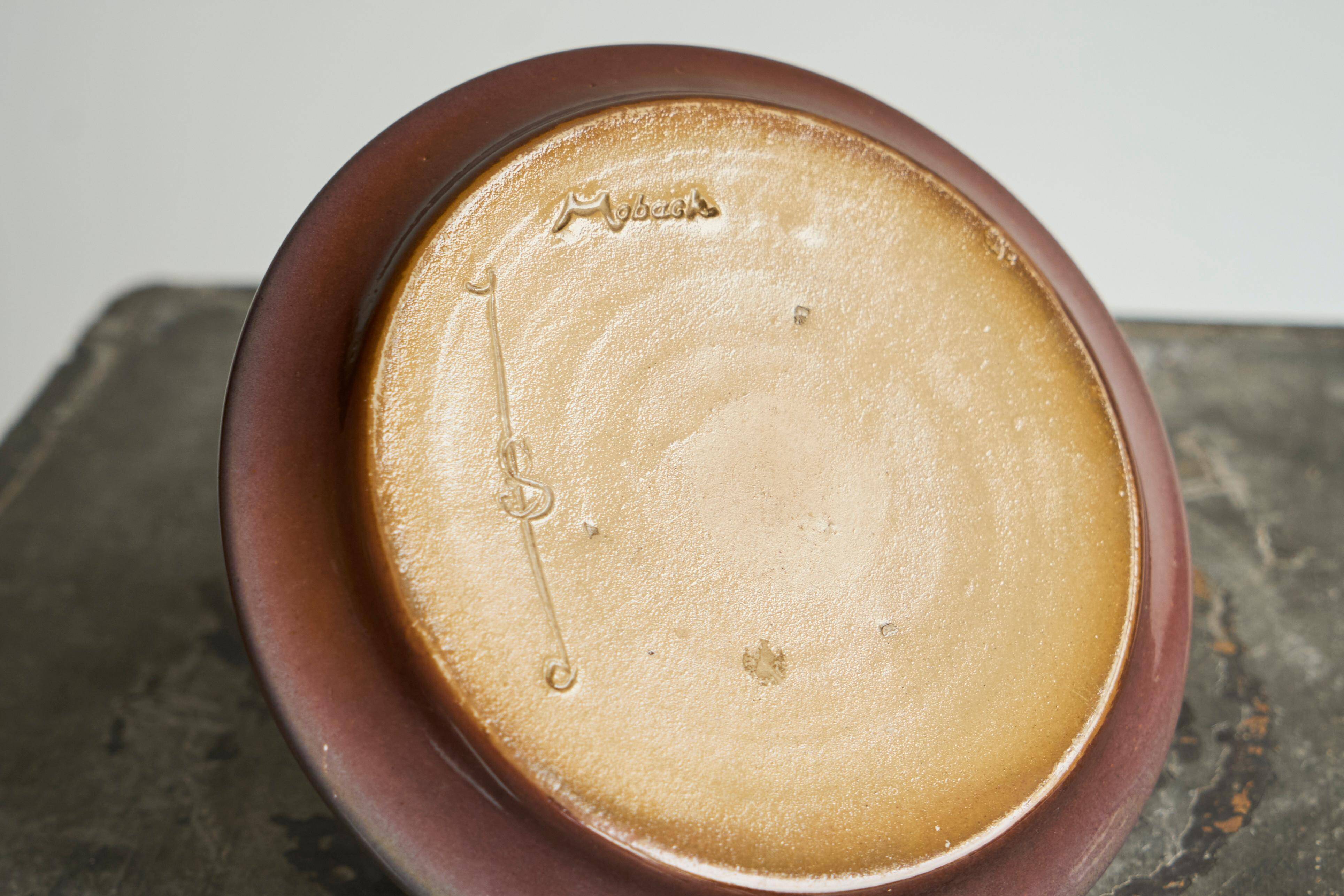 Postmodern ceramic studio object by Joke Stroes for Mobach, 1980s.