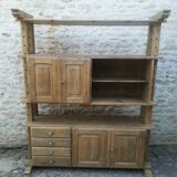 Brutalist oak buffet