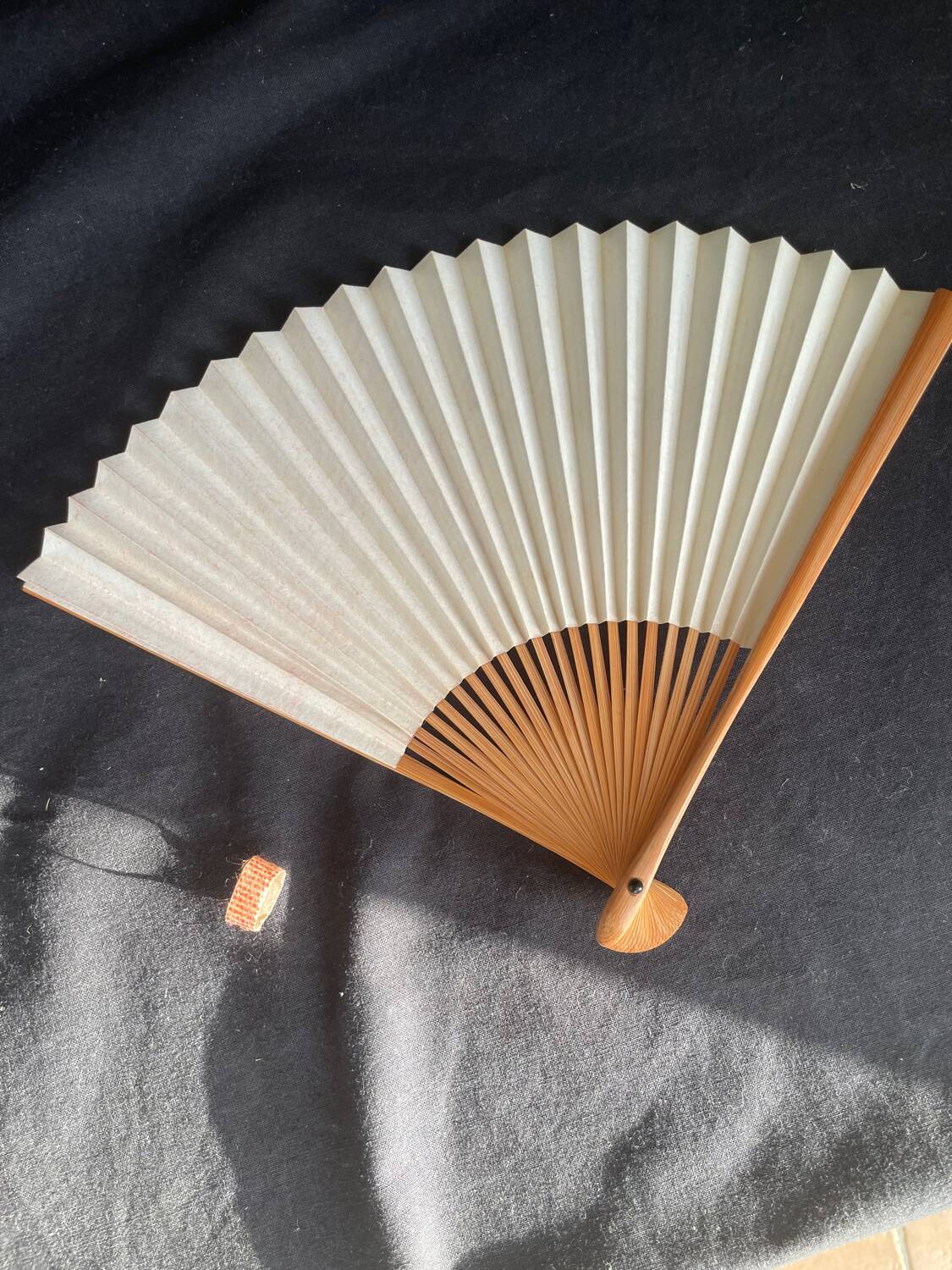 Antique Japanese folding fan