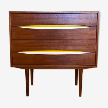 Commode danoise en teck, années 1960