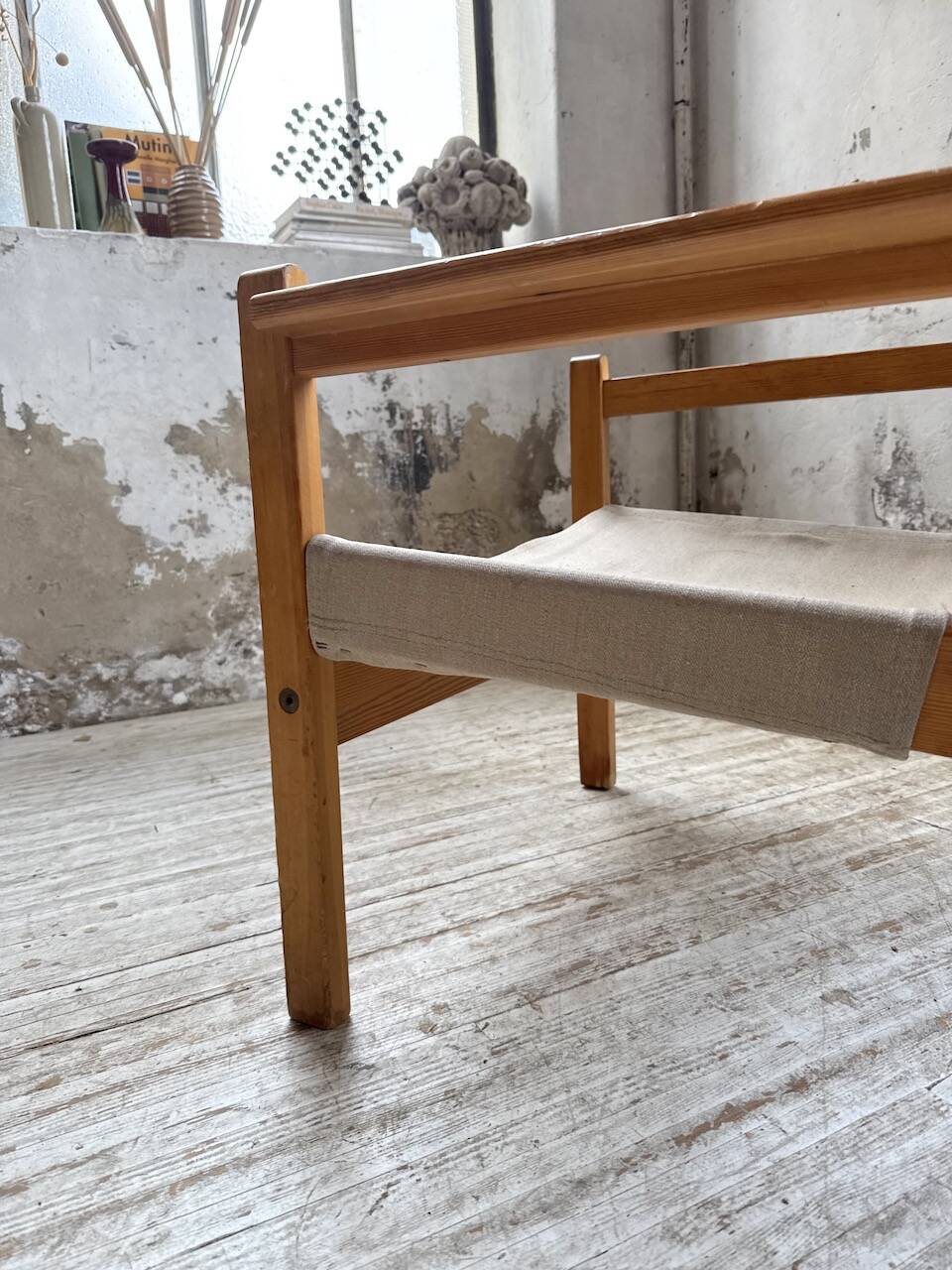 Safari chair in pine by Rold Rastad and Adolf Relling, 1960.