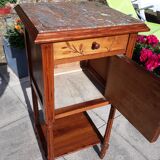 Pitchpin bedside table