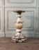Socle en albâtre sculpté, Italie vers 1880