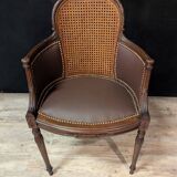 Louis XVI cane office chair
