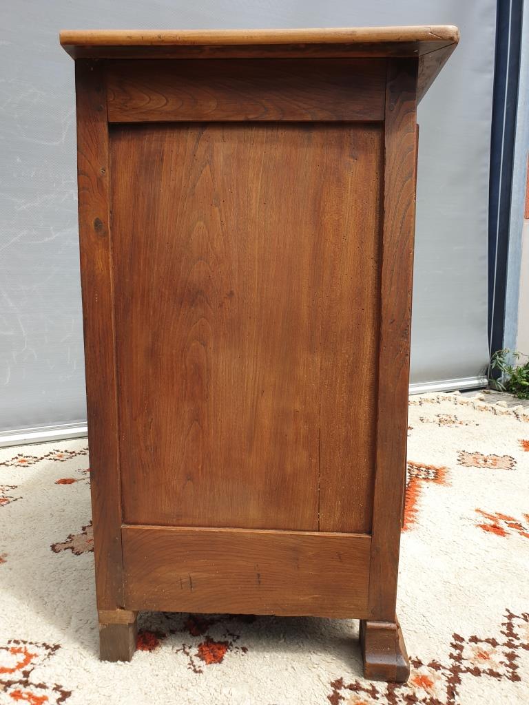 Norman countryside buffet in solid cherry wood nineteenth