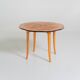 Elm burl side table, Sweden, 1940s