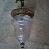 Bronze pendant light from 1970