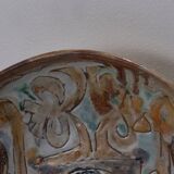 Plat décoré en céramique vallauris, 1950
