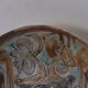 Circular decorated dish in Vallauris ceramic, 1950s
