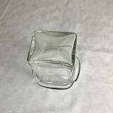 Vase en verre design forme rectangulaire