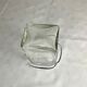 Design glass vase rectangular shape