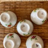 Set of 5 porcelain bowls
