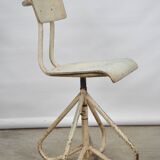 Chaise d'atelier industriel