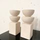Pair of postmodern candlesticks 1980